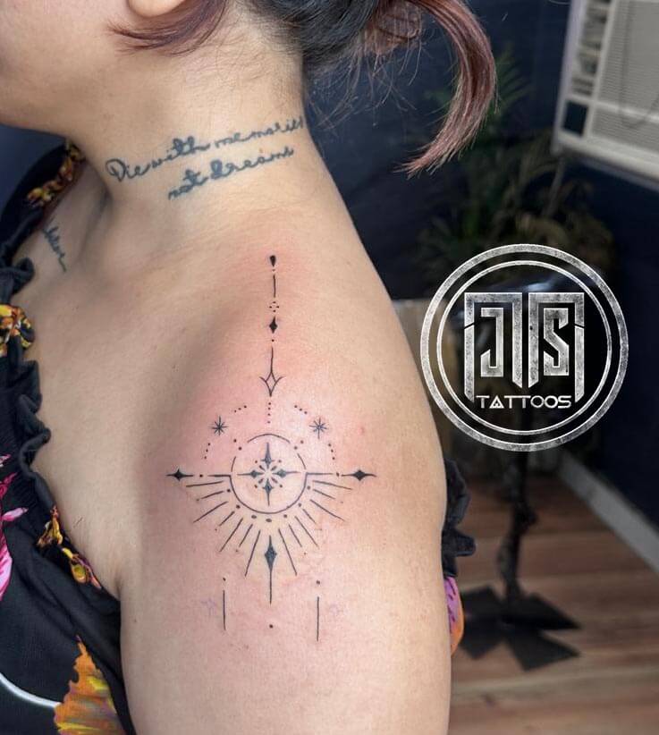 Shoulder tattoo studio Paschim Vihar